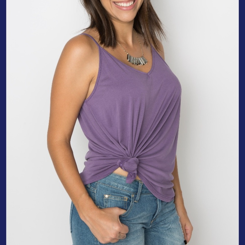 V neck tank
